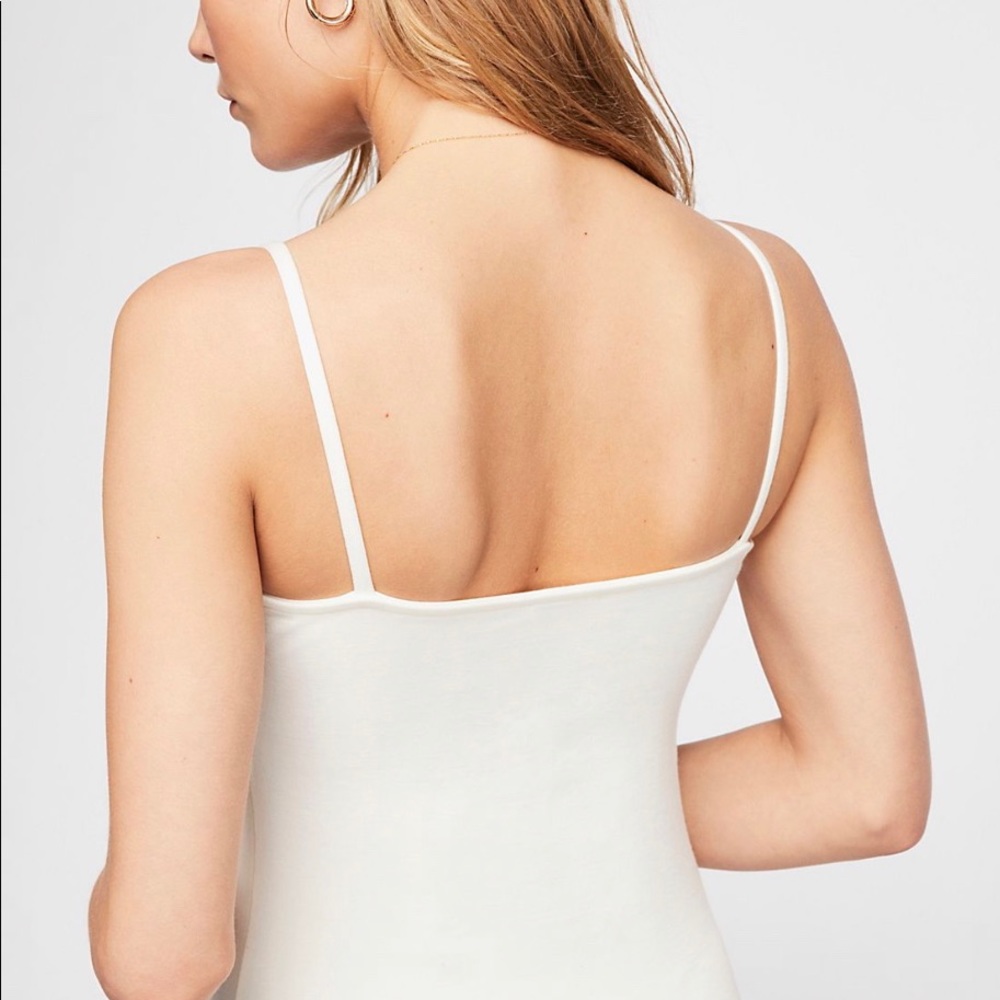 Free People square neck bodysuit